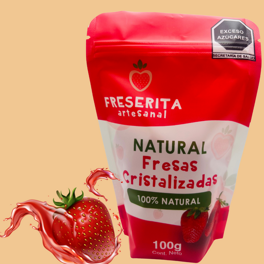 Fresas Deshidratas Naturales. 100grs